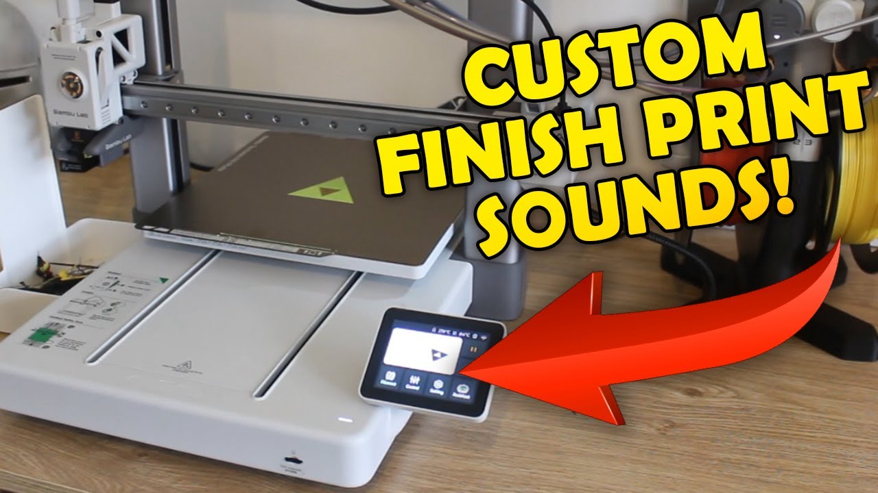 CUSTOM Print Finish Sounds for Bambulab A1 (& Mini)