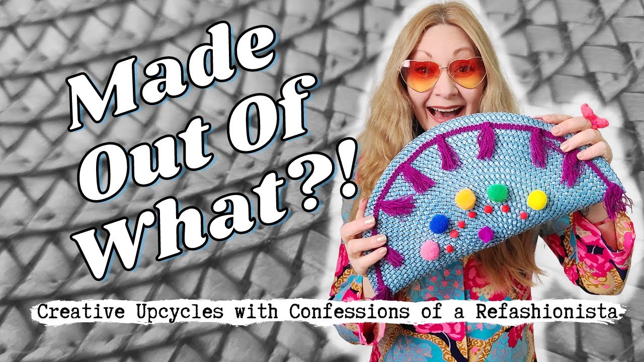 Made Out Of What?! An Upcycled DIY Zippered Placemat Clutch Tutorial