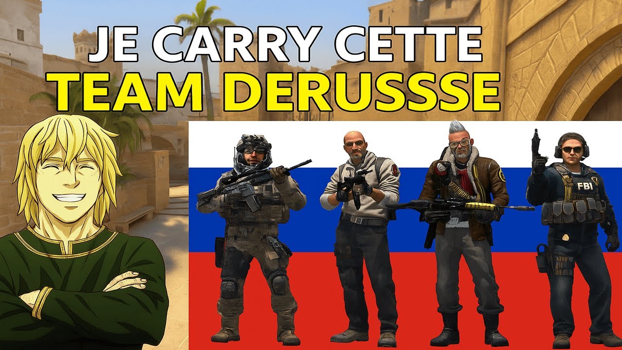 J’ai SOLO CARRY une TEAM de RUSSES sur CS2 ! 😱🔥