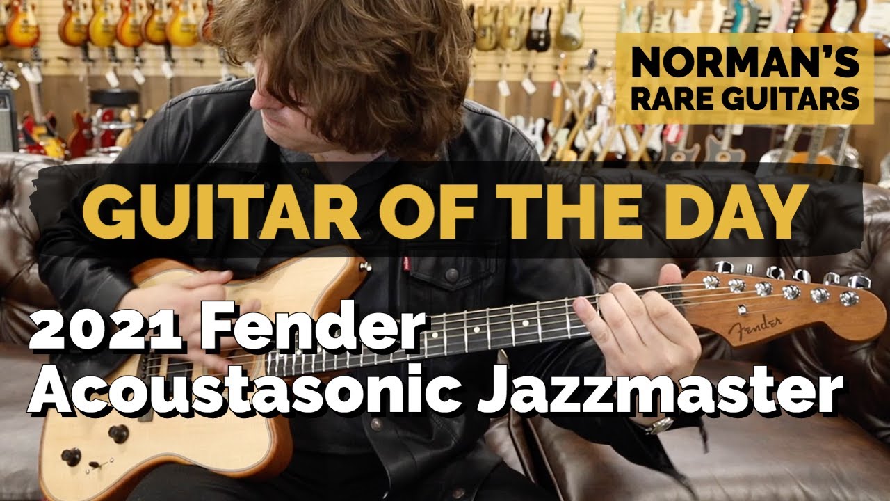 Guitar of the Day: 2021 Fender Acoustasonic Jazzmaster | Norman's Rare Guitars