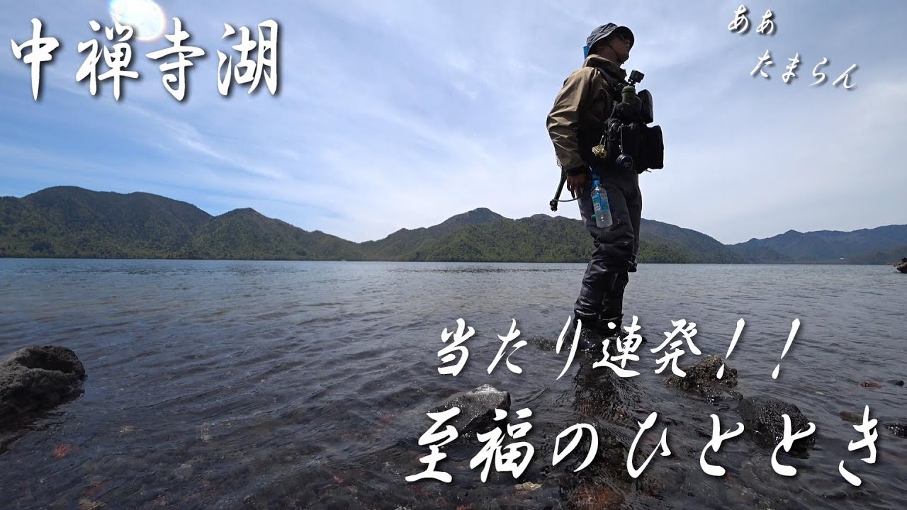 【中禅寺湖】ボトムバンプでレイクトラウト３連発！！一人余韻に浸り溺れる．．．