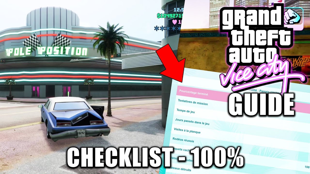 GTA VICE CITY Definitive Edition : 100% Liste des choses à faire ! Checklist & Conseils