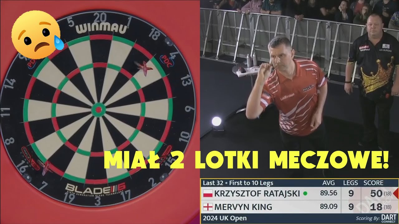 😪 Dramat Krzysztofa Ratajskiego | UK Open 2024