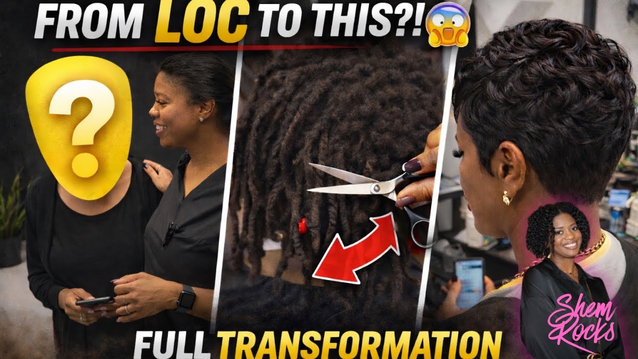 She Let Go of Her LOCS… and the PIXIE CUT Changed Her Forever 😱✂️