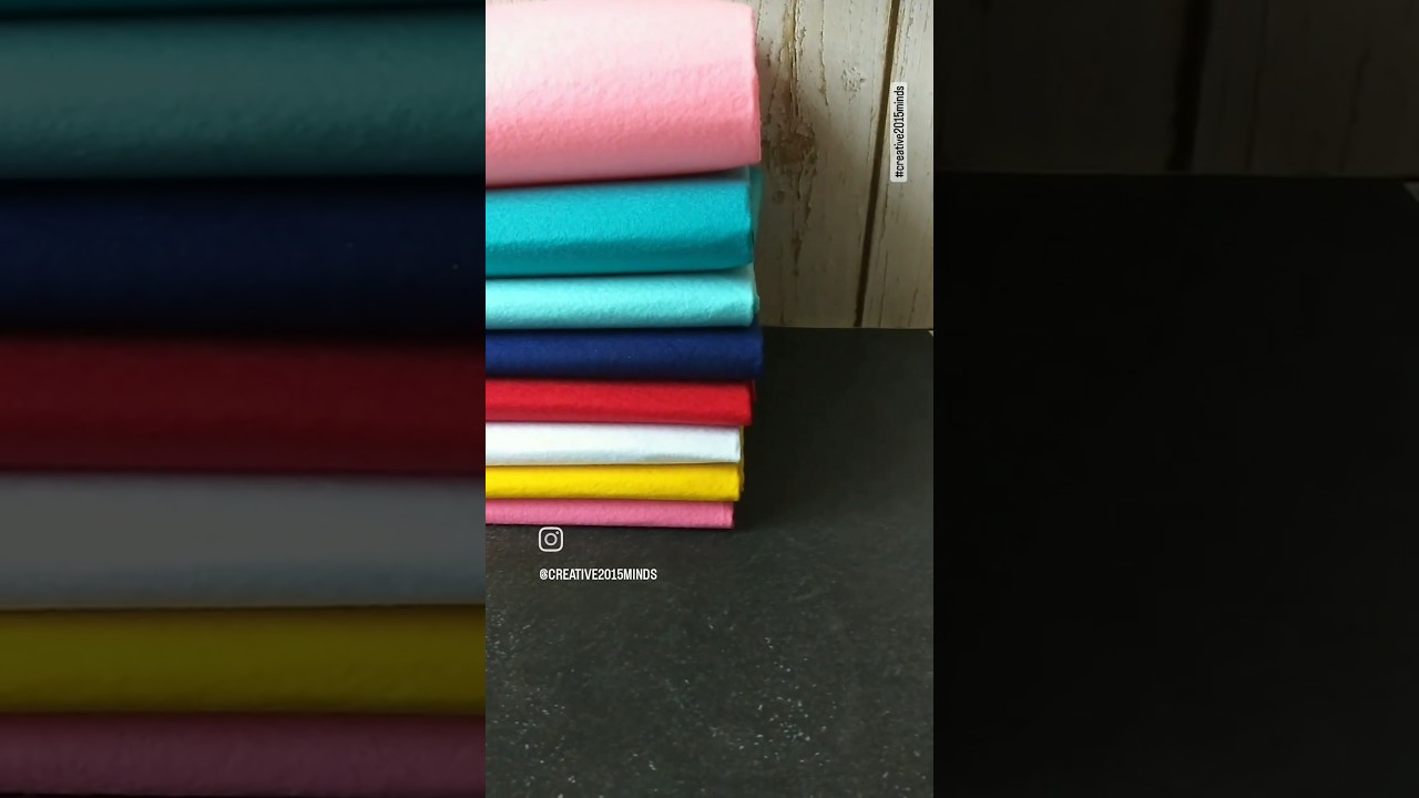 High-quality A4 & yard felt sheets available! Perfect for crafts & decor.Contact @creative2015minds!