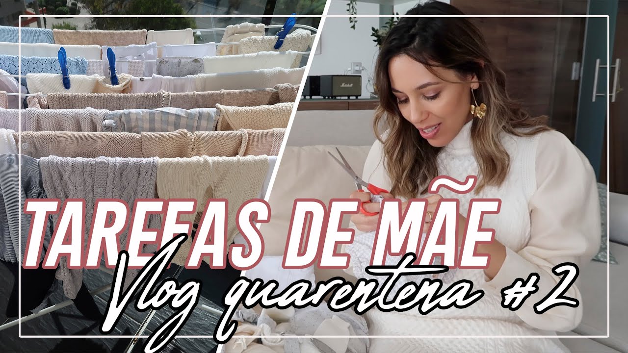 VLOG QUARENTENA 2: Células estaminais e lavar roupa de bebé! |Bárbara Corby