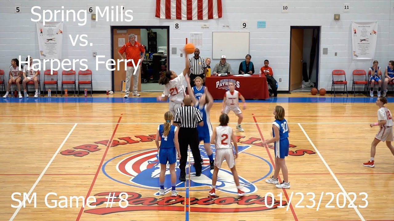 [Game #8] Spring Mills vs. Harpers Ferry - Middle School JV Girls Basketball - 01/23/2023