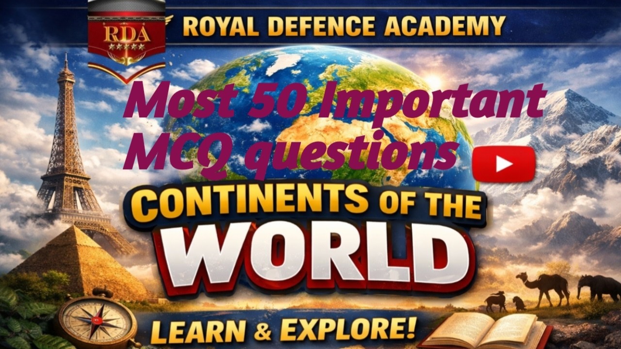 Sainik School coaching | RMS COACHING  & RIMC COACHING | 50 IMPORTANT MCQ | AISSEE 2027 #rms #rimc