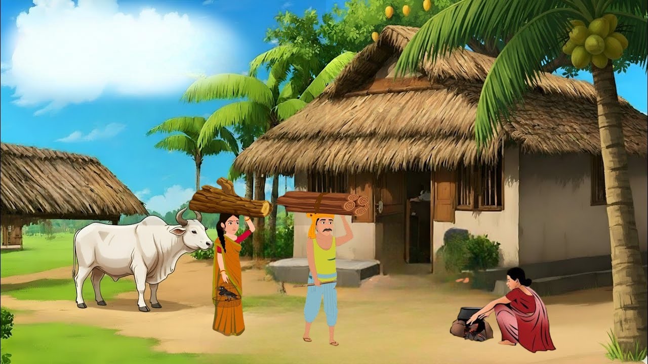 गरीब किसान का भाग्य  | Garib kisan ka bhagya |  Hindi Stories | Moral Story | Cartoon Video