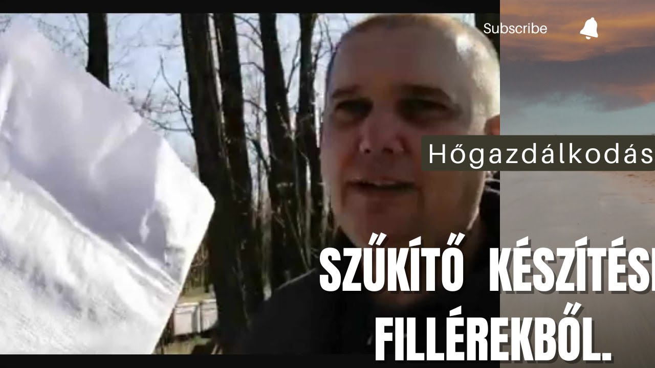 Szűkítő készítése  fillérekből.
