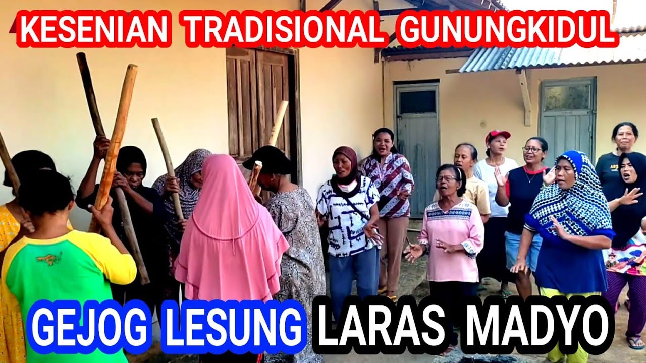 KESENIAN TRADISIONAL GUNUNGKIDUL ‼️ GEJOG LESUNG LARAS MADYO BANARAN 8
