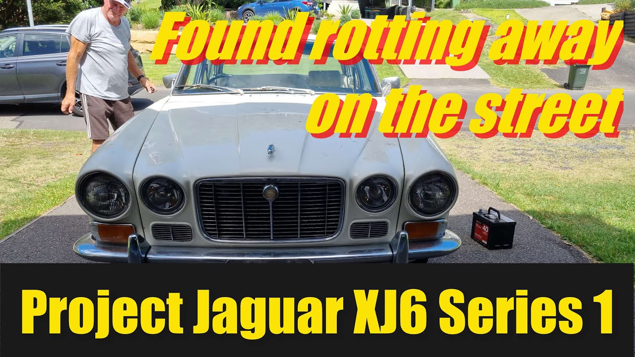 На улице нашли Jaguar XJ6 1972 года, который гниёт! Эпизод 1