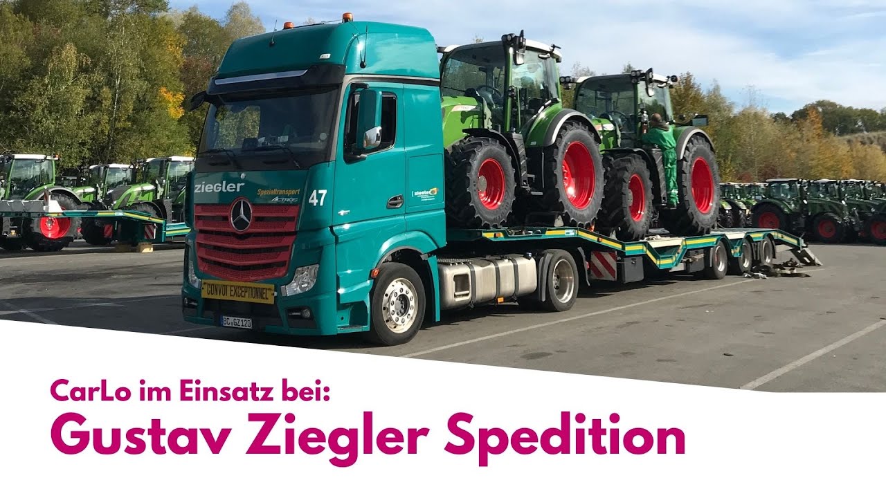 Logistiksoftware CarLo bei der Gustav Ziegler Spedition aus Dürmentingen