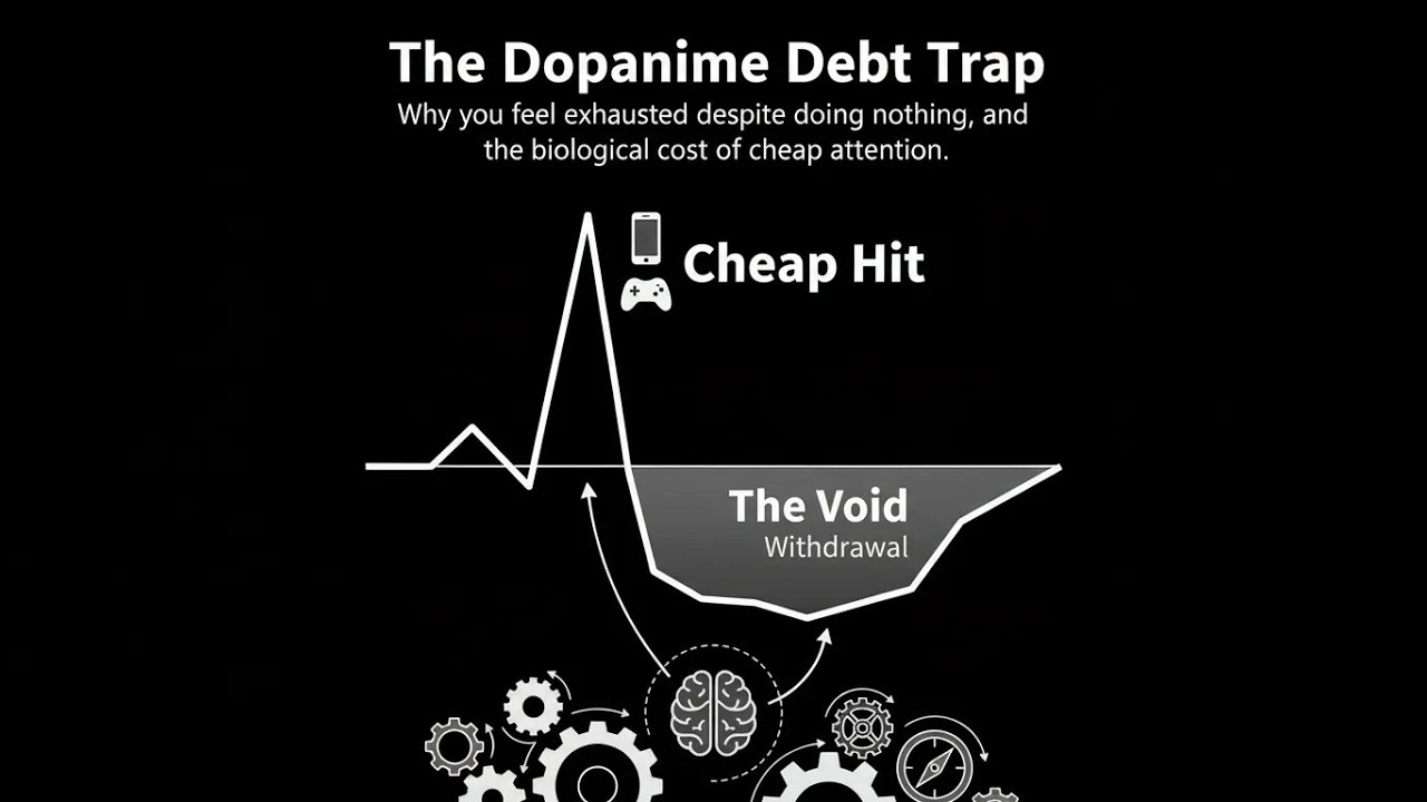 The Dopamine Debt Trap: Why You're Tired But Have Done Nothing