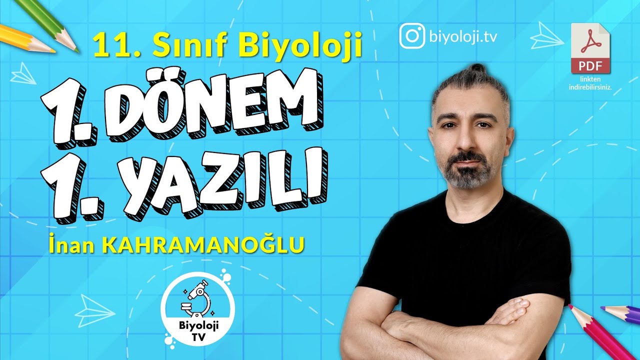 11.Sınıf Biyoloji 1.Dönem 1.Yazılı | +PDF | 2025-2026