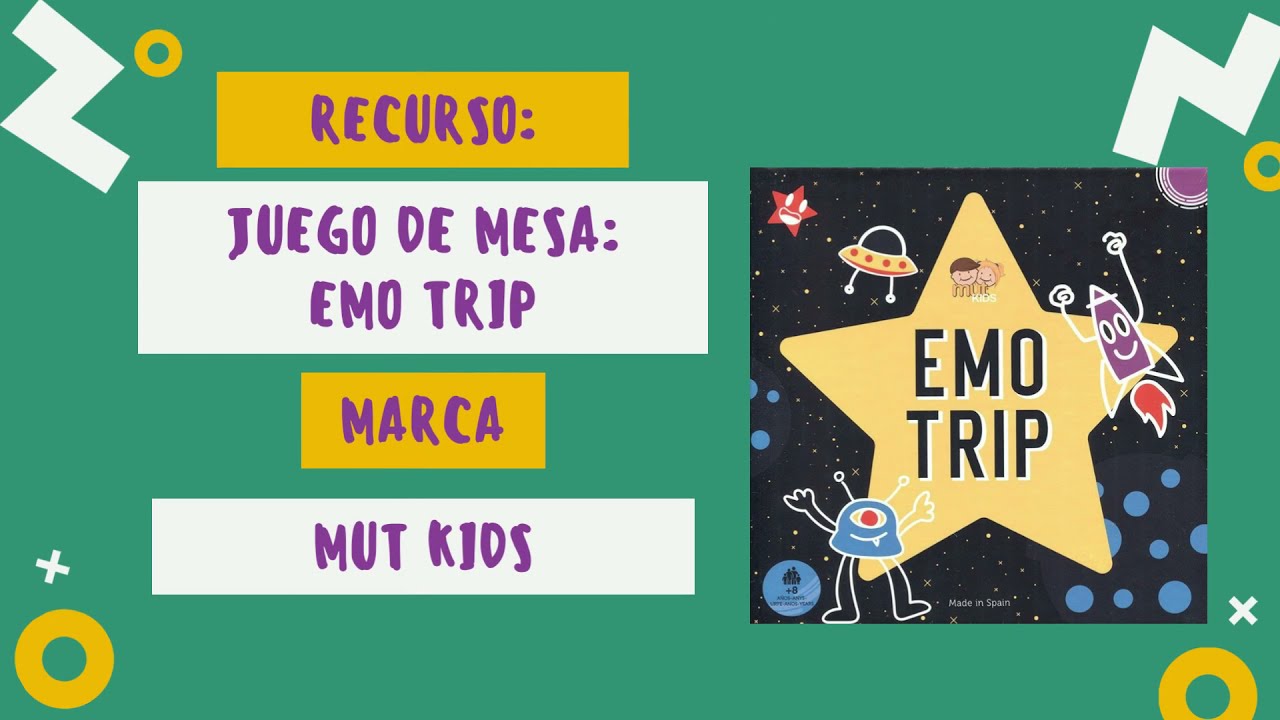 JUEGO DE MESA: EMO TRIP (Recursos de educación emocional para vivir en paz)