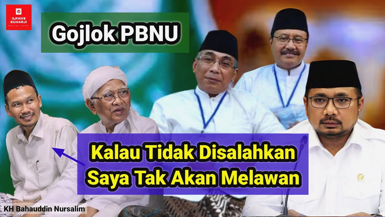 Gus Baha Gojlok Habis PBNU (Gus Yahya Gus Yaqut Gus Ipul) di Pondok Gus Mus