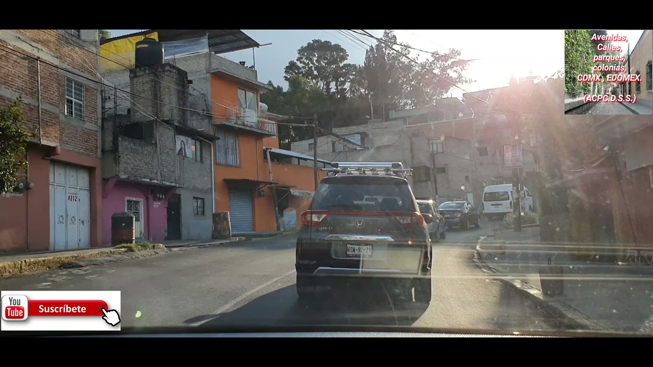 Avenida Naucalpan,rumbo A Rio Hondo y sus Calles,pasando por el Molinito Trafico fluido asi Naucalpa