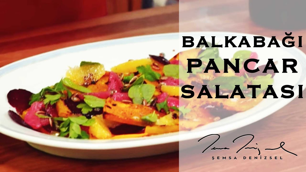 Balkabağı ve Pancar Salatası | Şemsa Denizsel