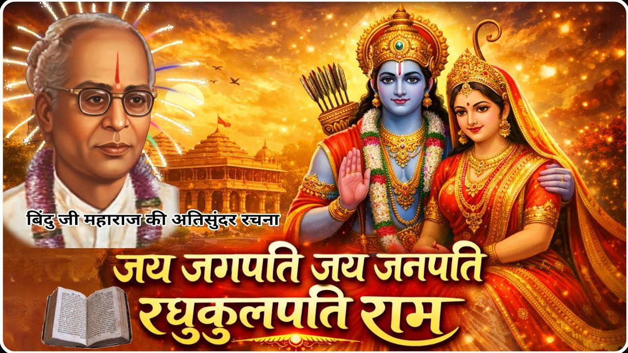 जय जगपति जय जनपति | श्रीराम स्तुति | Bindu Ji Maharaj | Ram Bhajan