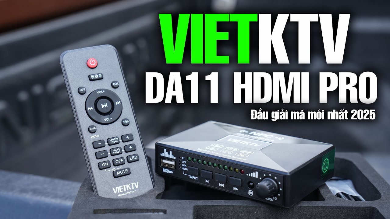 Декодер VietKTV DA11 HDMI PRO &mdash; обновлен и дополнен множеством новых функций.