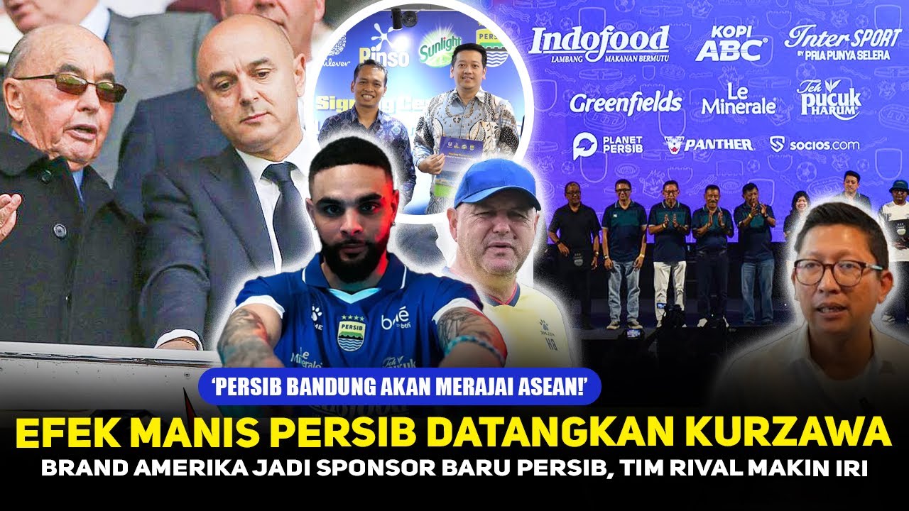 RATUSAN BRAND ANTRE JADI SPONSOR PERSIB❗️Efek Rekrut Kurzawa, Tim Rival Makin Iri~Persib Mendunia