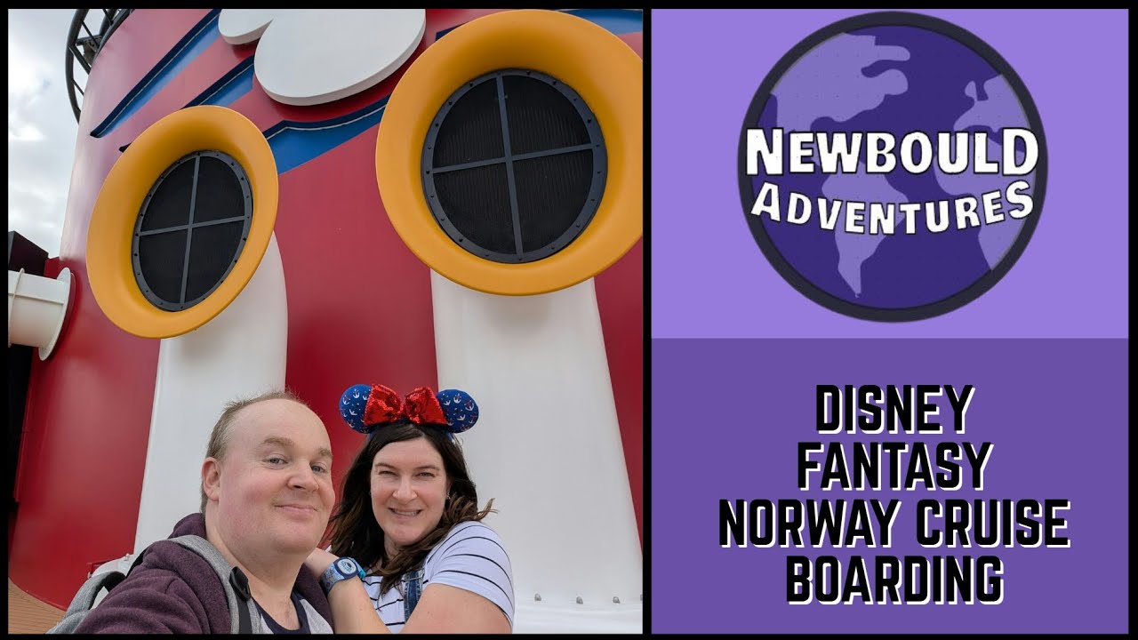 Disney Fantasy Norway Cruise | Boarding in Southampton