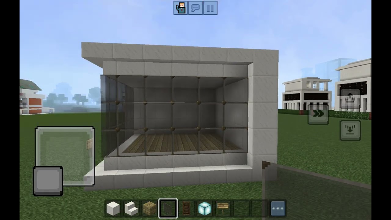 Minecraft küçük modern ev yabım
