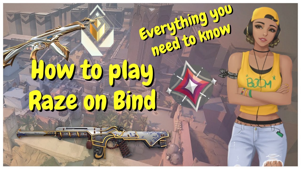 THE COMPLETE RAZE MAP GUIDE for BIND in VALORANT!!
