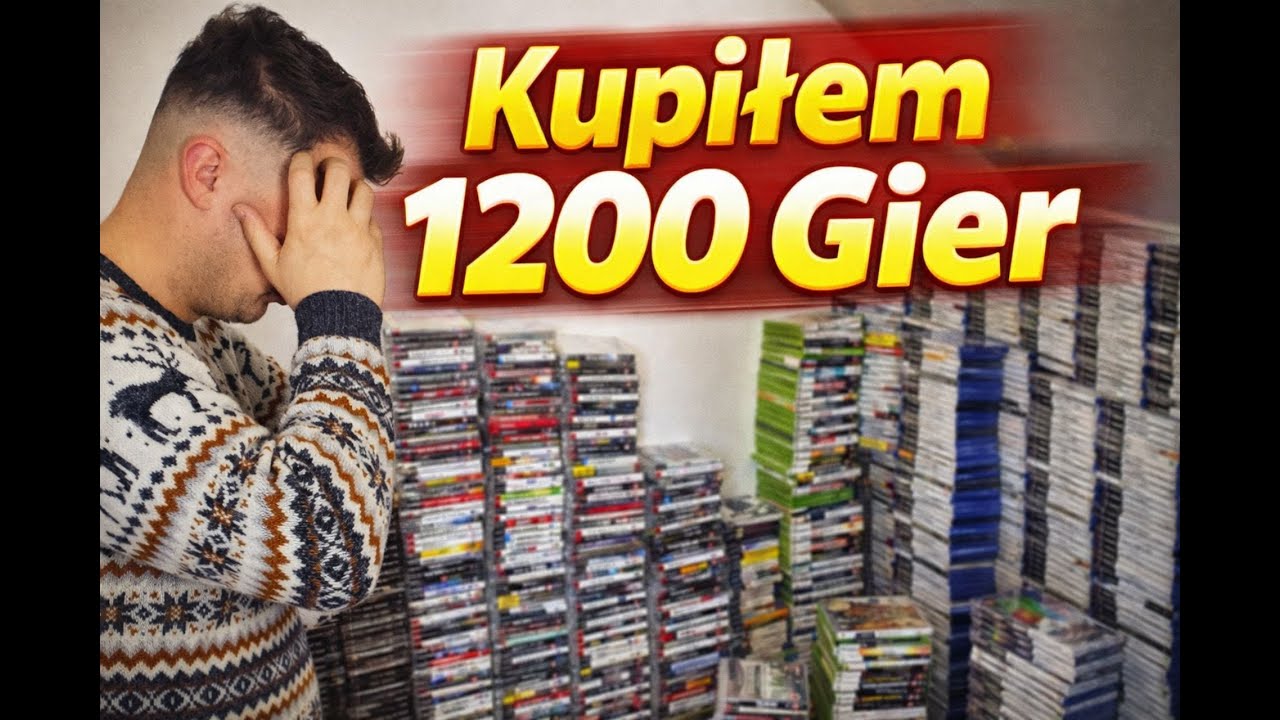 KUPIŁEM 1200 GIER PSX PS2 PS3 XBOX 360 GAMECUBE