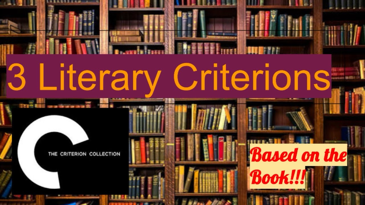 3 Literary Criterion: Based on the Book 