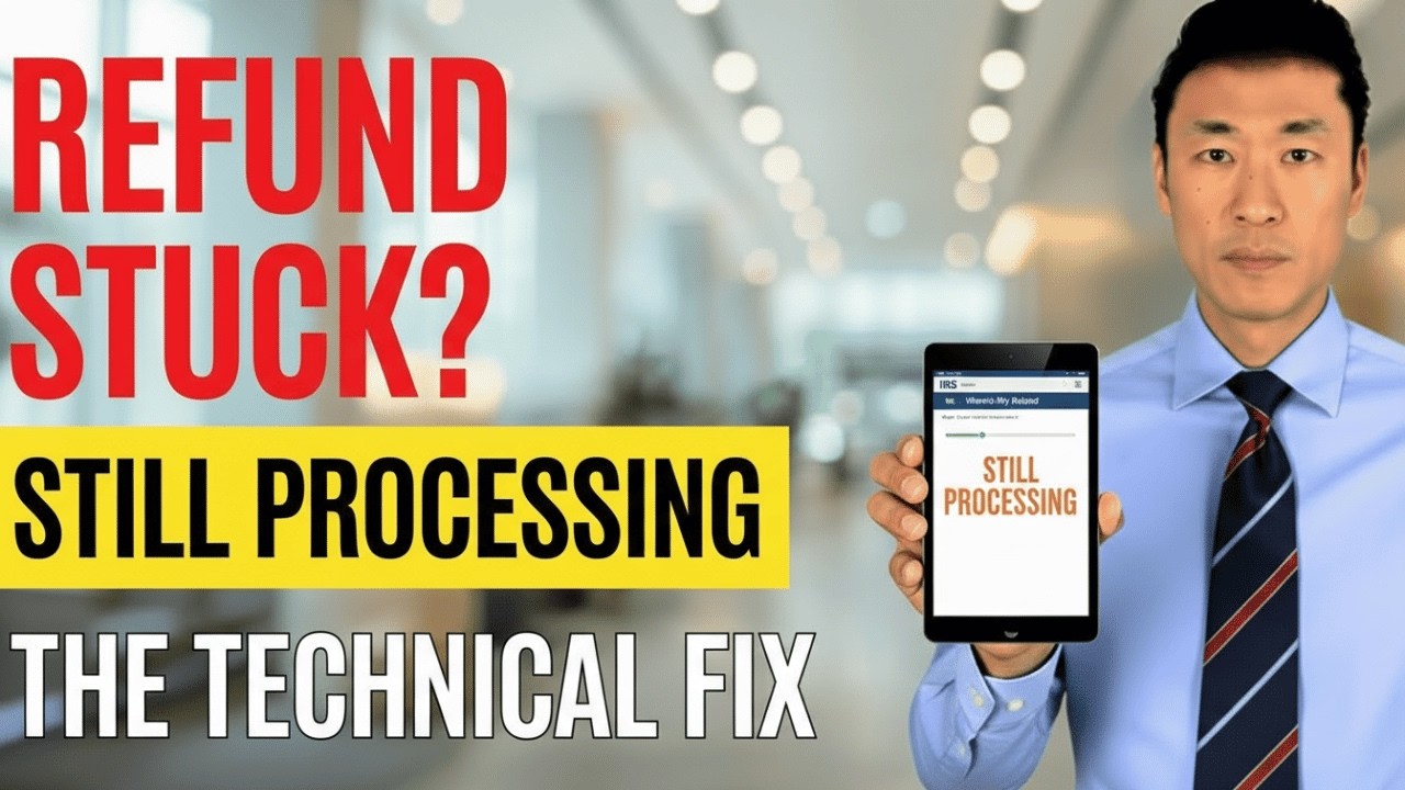 IT&rsquo;S OFFICIAL: Why Your Tax Refund Is Still 'Still Processing.' (The Technical Fix)