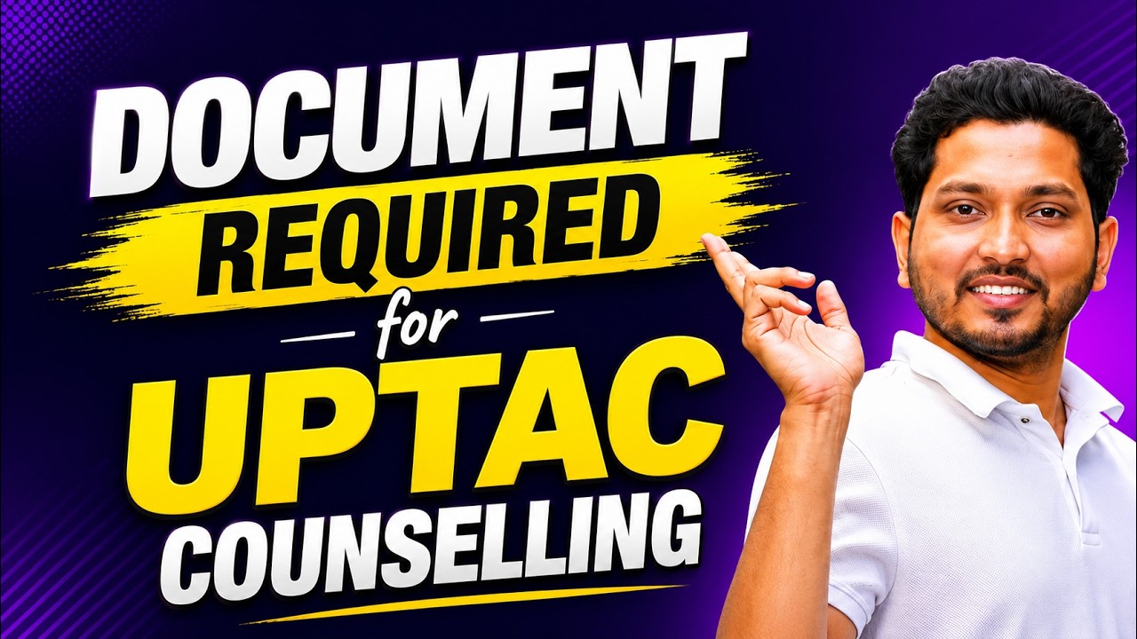 UPTAC Counselling 2026 Documents Required I Gap & Medical Certificate ऐसे ही बनवाना है 🔥 #uptac2026