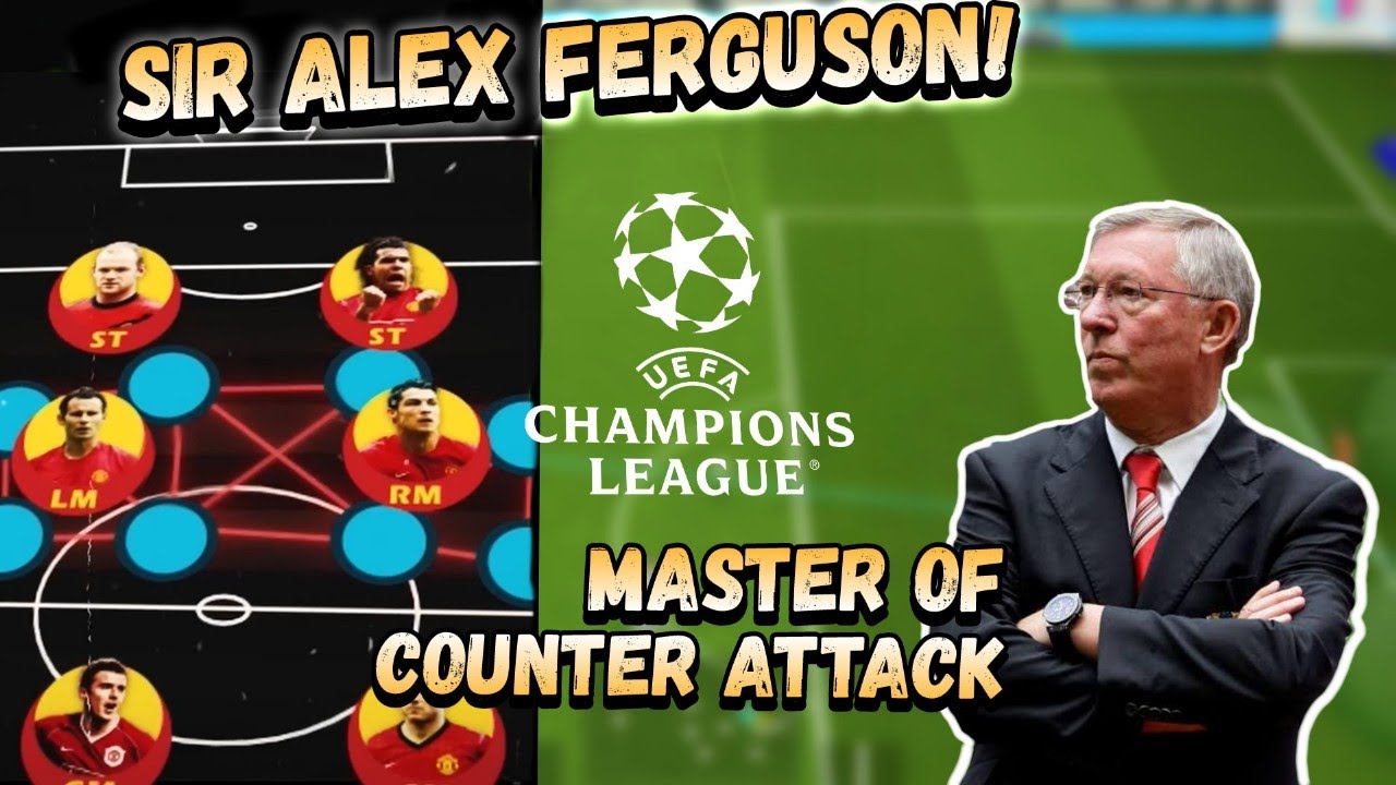 TAKTIK DUNIA NYATA SIR ALEX FERGUSON DI EFOOTBALL!! - EFOOTBALL MOBILE