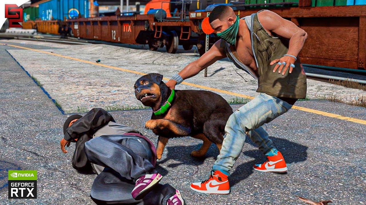 GTA V: 'Chop' Mission in 8K! Maxed-Out Gameplay - Ultra Ray Tracing Graphics MOD