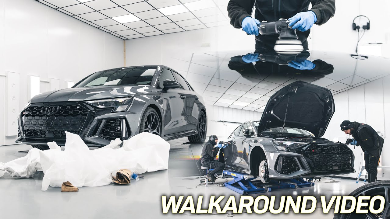 Audi RS3 8Y Saloon 'Carbon Black' Daytona Grey (2 YEAR WAIT) | Detailing Preparation | Brand New