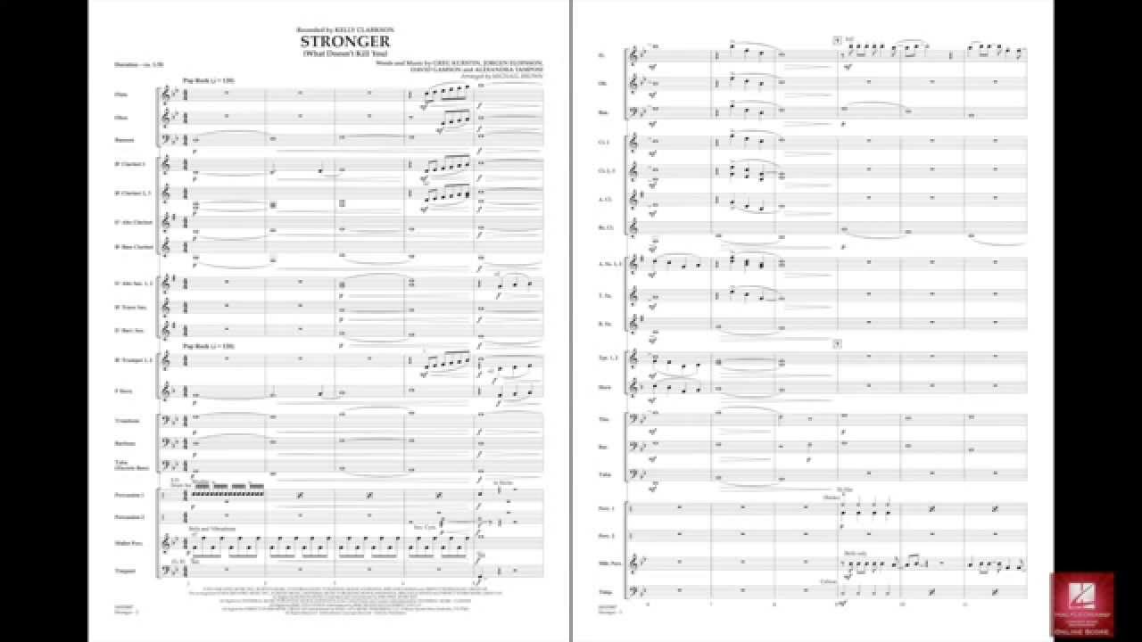 Stronger arranged by Michael Brown