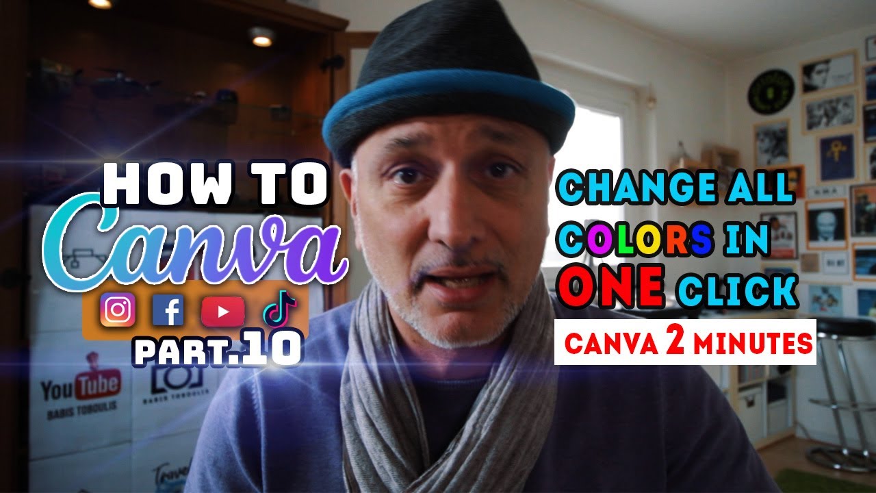 Transform All Colors In Canva | Greek Tutorial
