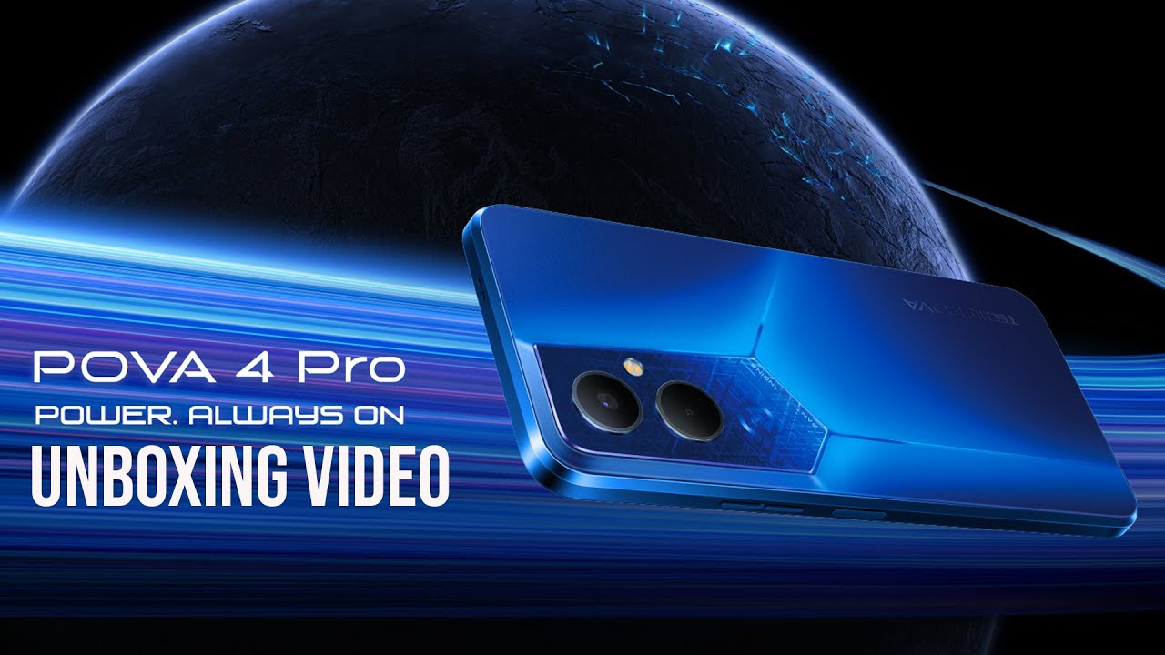 Tecno ရဲ့ Pova Series အသစ် POVA 4 PRO Unboxing Video