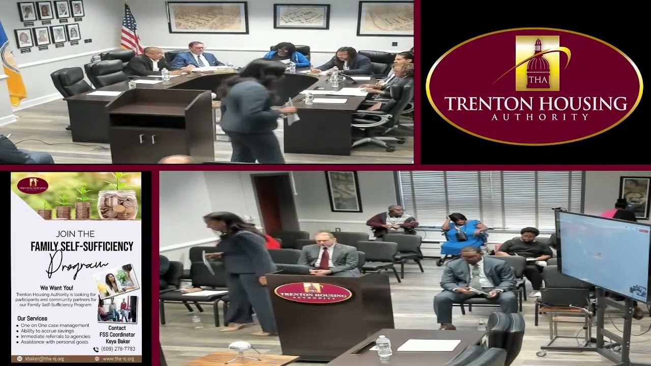 Trenton Housing Authority Board Meeting - 10/8/2025