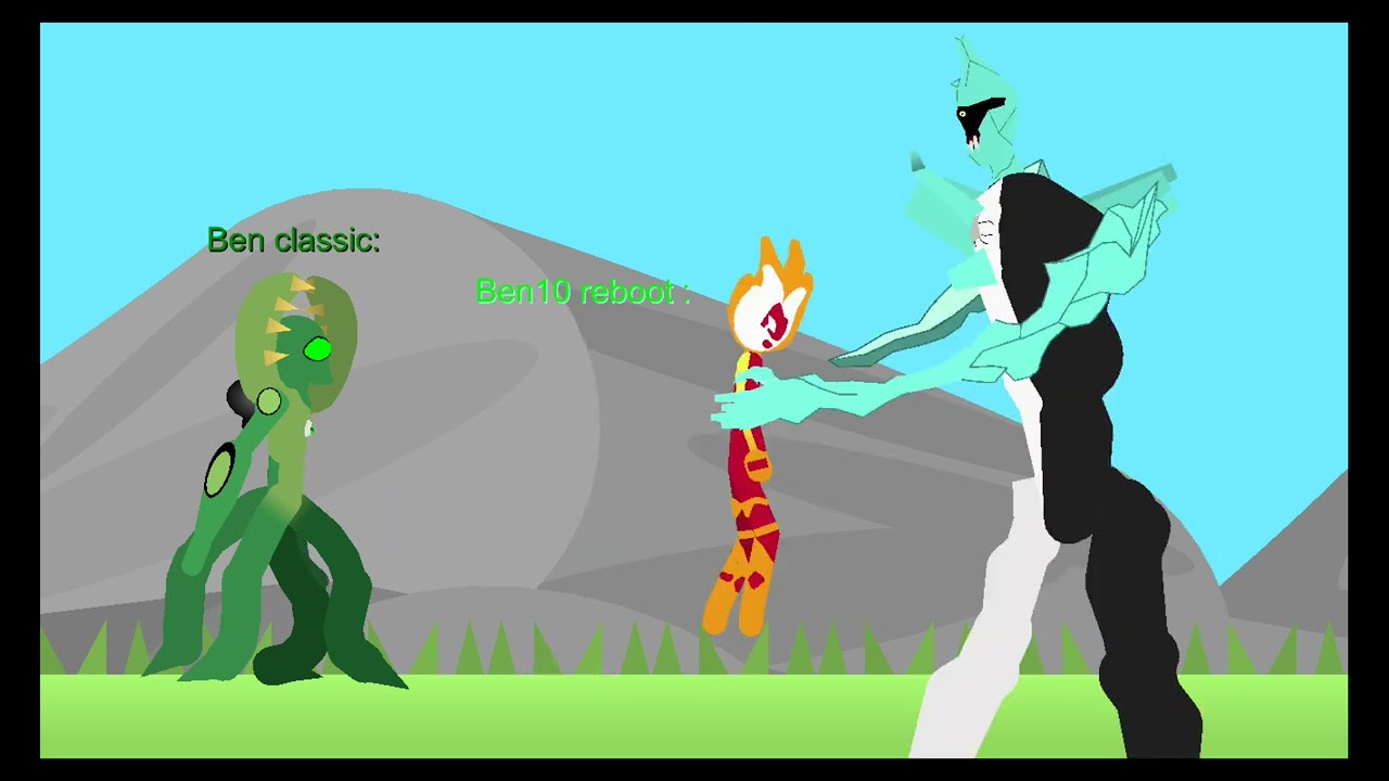 Ben 10 reboot  and classic vs ben 10 carnitrix