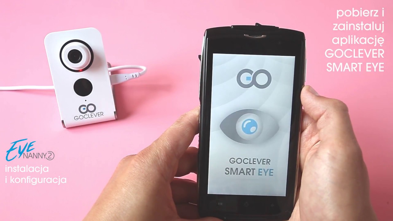 GOCLEVER NANNY EYE II - domowy monitoring - Baby Cam