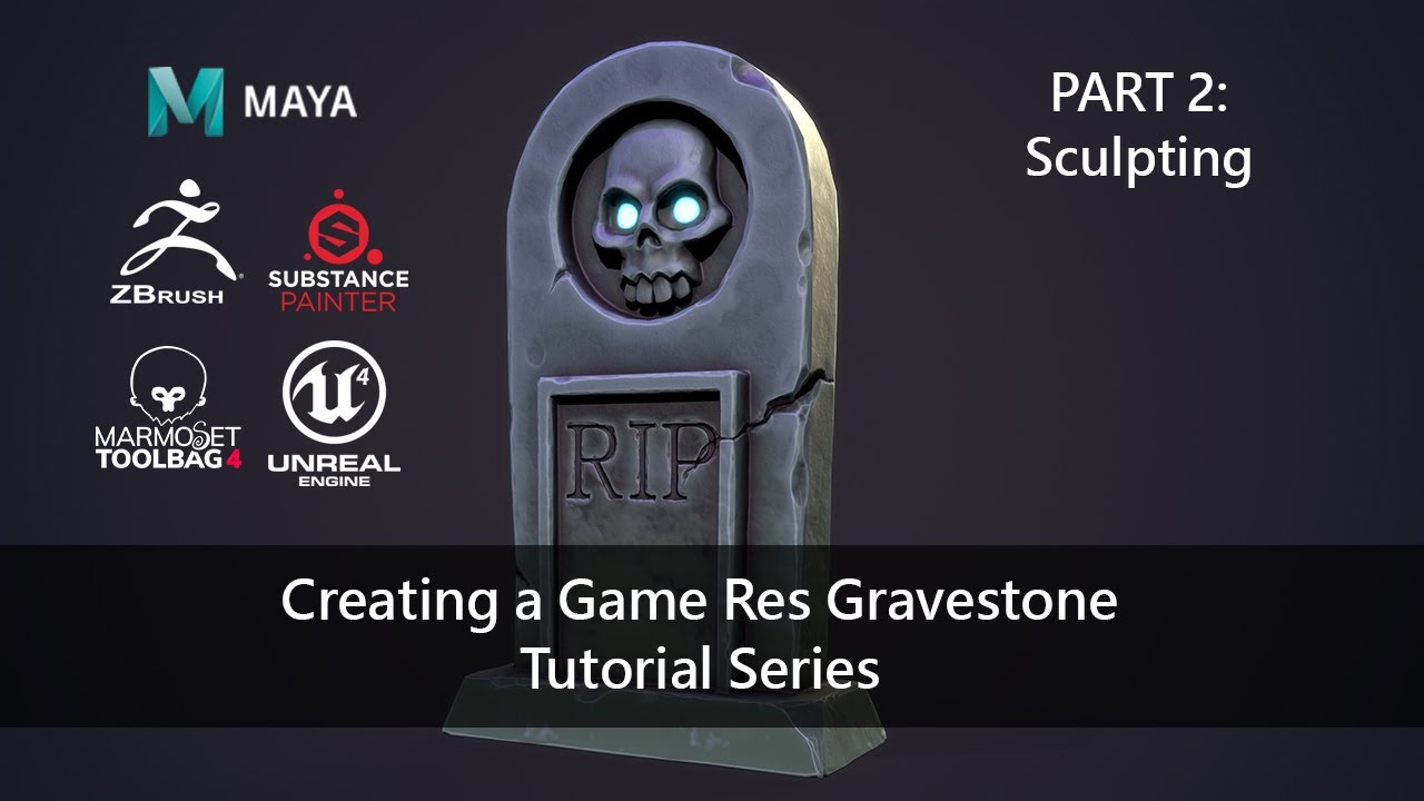 Creating a Game Res Gravestone: Part 2 Sculpting