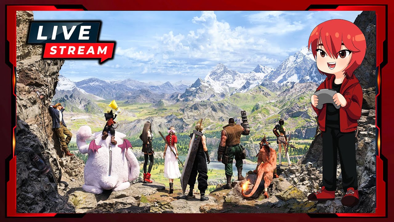 Final Fantasy VII Rebirth #2 JRPG Live Stream Super Slow Playthrough Reshade