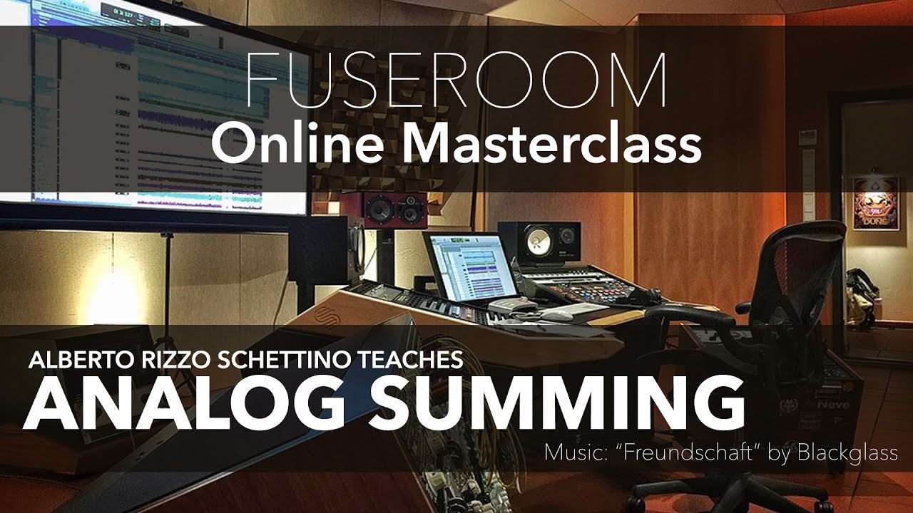 Аналоговое суммирование — мастер-класс Fuseroom Studio