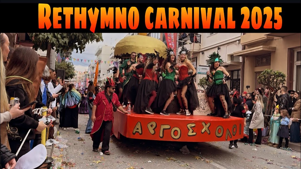 The Most INSANE Carnival Parade! Rethymno