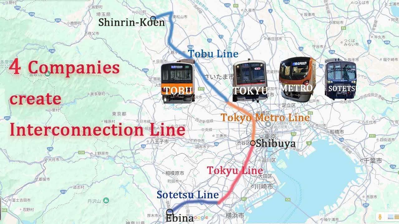 Tokyo's unique railway situation: Through Service by Several Companies