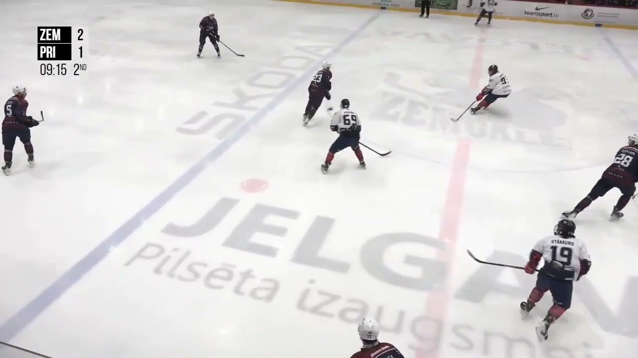 Optibet Hokeja līga. HK Zemgale/LBTU - HK Prizma. Spēles labākie momenti. (07.03.2026.)