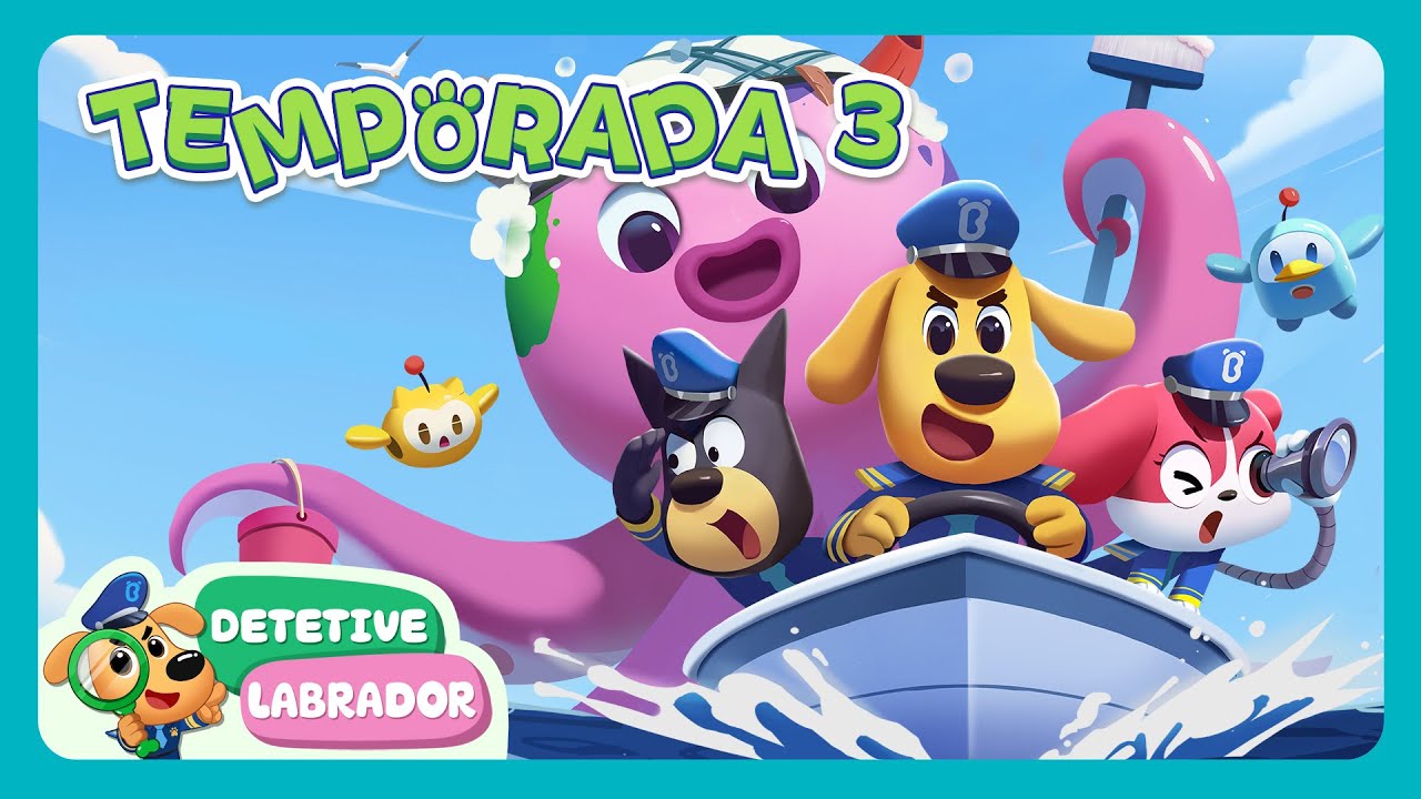 Detetiva Labrador 👮 Temporada 3 (Episódios 41-60) 🎬 Desenhos Animados