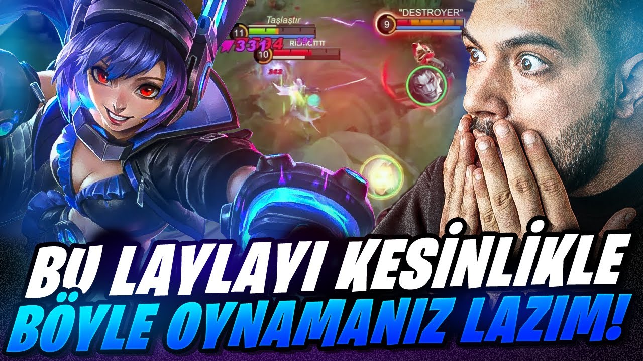 ADC LAYLA İLE FEEDLEYEREK MAÇI TAŞIDIM! - Mobile Legends